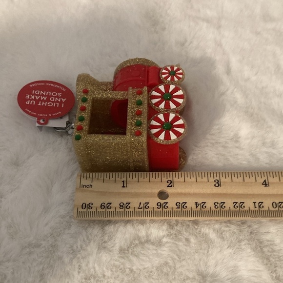 Bath and Body Works 2023 Christmas Santa on Train Pocketbac Holder - Picture 9 of 9